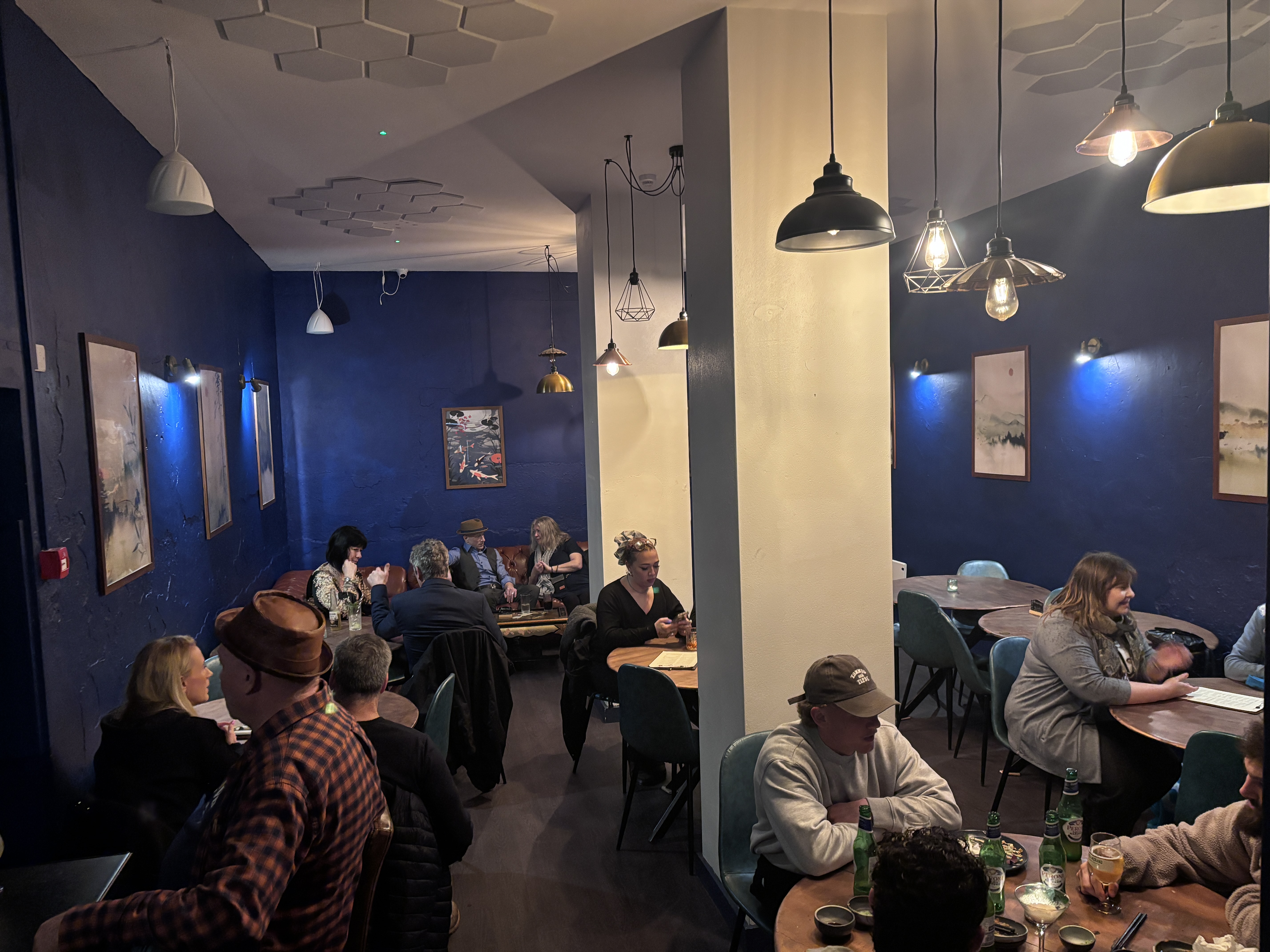 Guests enjoying an evening at The Copper Fox
